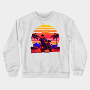 Riding off into the sunset has never felt so freeing Crewneck Sweatshirt